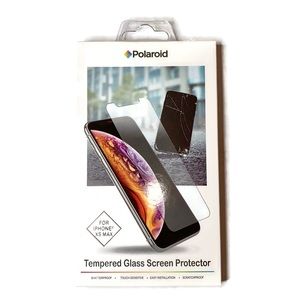 iPhone XS Max Tempered Glass Screen Protector by Polaroid Cell Phone Case NEW